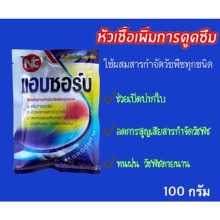 แอบซอร์บ หัวเชื้อเพิ่มการดูดซึมและเปิดปากใบ(100 กรัม)