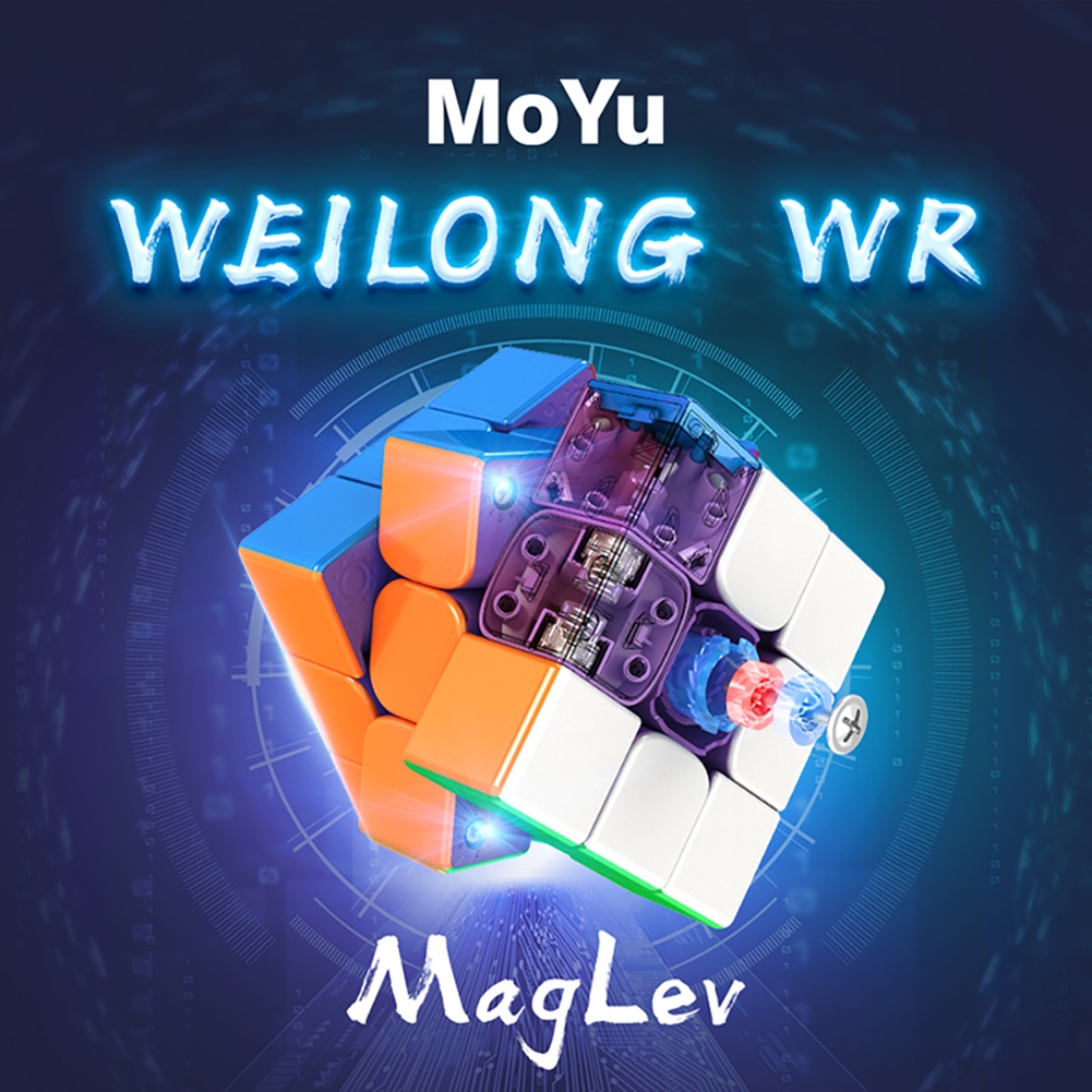 การจัดส่งจากกรุงเทพฯ Moyu WeiLong WRM ปริศนาแม่เหล็ก 3x3 Maglev Speed Cube ลูกบาศก์แม่เหล็กปรับความเร็วได้ 5 ระดับ