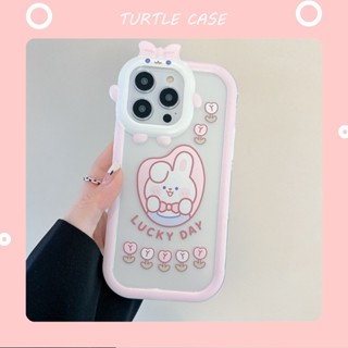 [พร้อมส่ง] เคสโทรศัพท์มือถือ ซิลิโคน ลายการ์ตูนกระต่ายน้อยมอนสเตอร์ สําหรับ iPhone 14 13 12 11 PROMAX XS XR XSMAX SE2020 6 7 8PLUS MINI