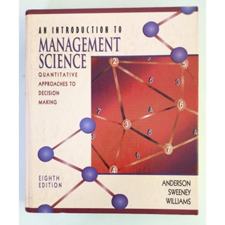 🎀Book🎀Introduction to Management Science : Quantitative Approaches to Decision Making : Anderson Sweeney Williams