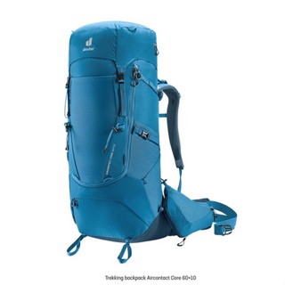 เป้ deuter รุ่น Aircontact Core 60+10 โลโก้ใหม่ ปี 2023 สีน้ำเงิน Reef Ink , สีน้ำตาล Almond , สีเทา Graphite