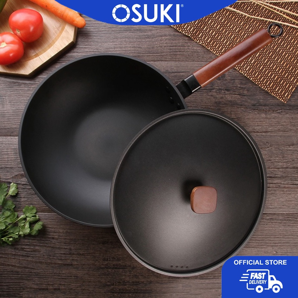 กระทะทําอาหารเหล็กคลาสสิค OSUKI (30ซม.) | มาซาก