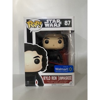 Funko Pop Kylo Ren Unmasked Star Wars Exclusive 87 Damage Box