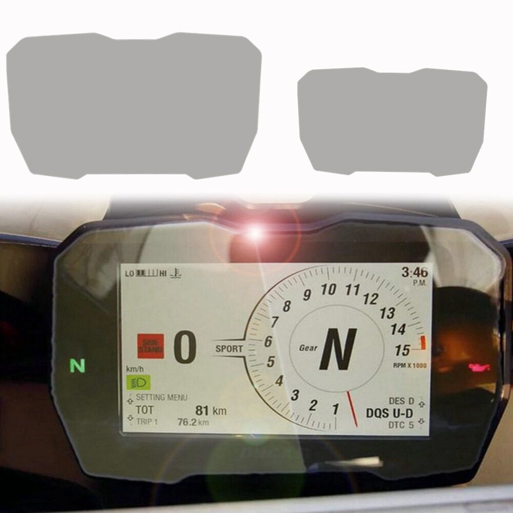 Tachometer เลนส์เครื่องมือสติกเกอร์ Speedometer ฟิล์มป้องกันหน้าจอสติกเกอร์สําหรับ DUCATI PANIGALE V4 18-2020 Streetfighter V4 2020-2021