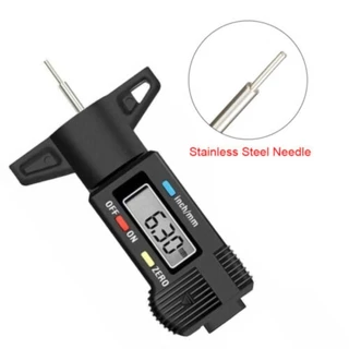 JANELAXE932JN เครื่องวัดความลึกดิจิตอล Tyre ยางความลึก Caliper เมตรเครื่องวัดความหนา