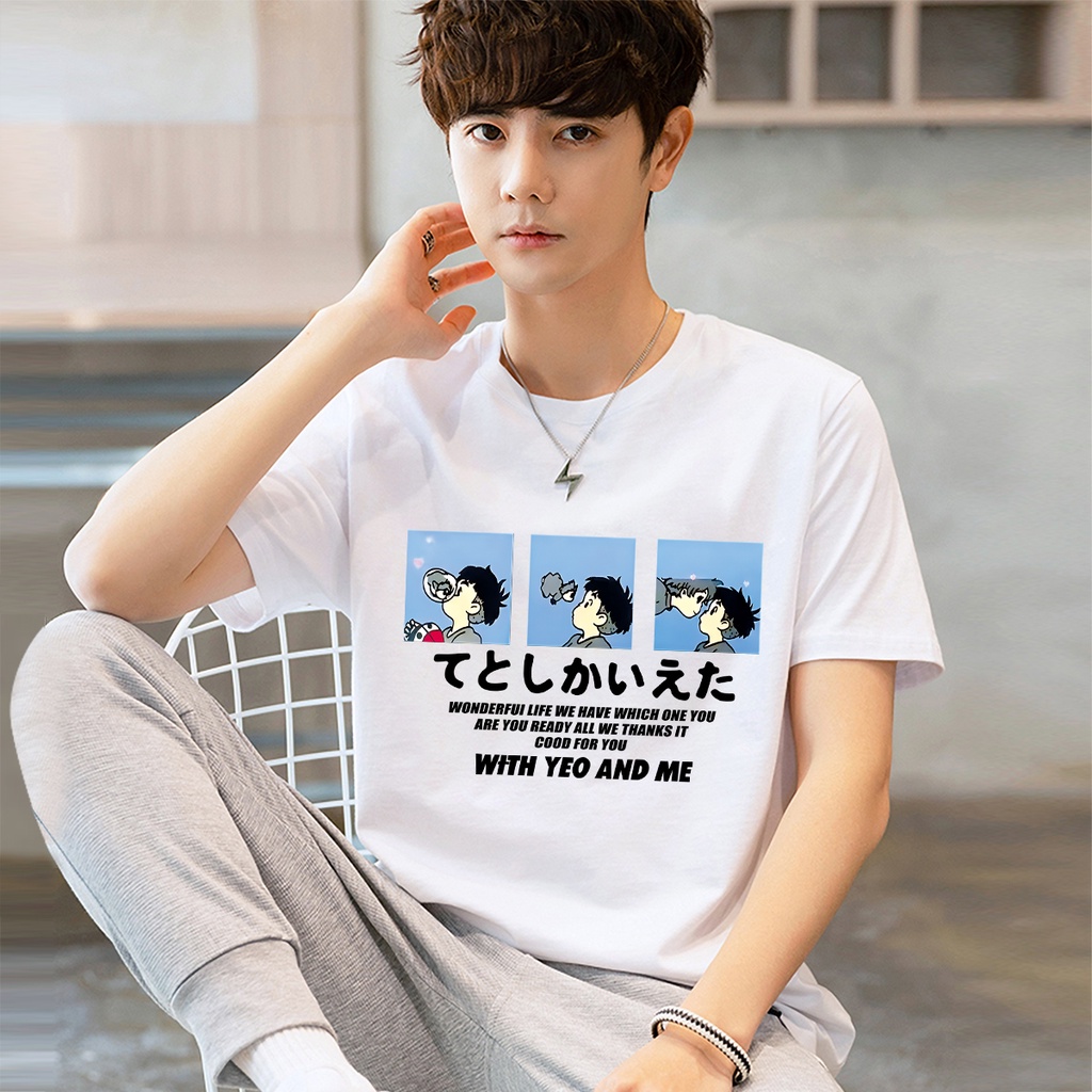 D390（พร้อมส่งจากไทย）เสื้อยืดแขนสั้ง ผ้านุ่มใส่สบายฯ มี7สีหลายสีเลือกได้ S-3XL