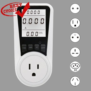 ซ็อกเก็ตมิเตอร์ไฟฟ้า หน้าจอ LCD ขนาดเล็ก มาตรฐาน EU