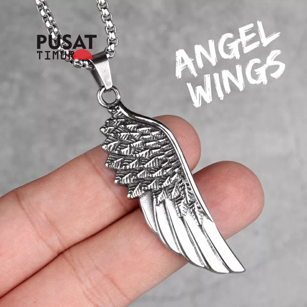 สร้อยคอจี้ Angel Wings Rock Angel Wings สําหรับผู้ชาย I EAST CENTER