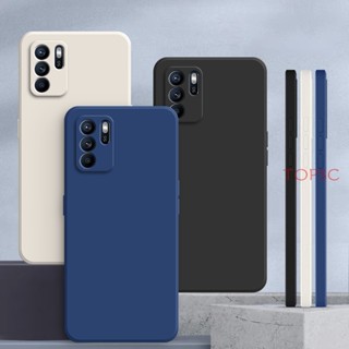 Oppo Reno 6Z 5G 5Z reno6 5 Pro 4 Pro 4G เคสโทรศัพท์ ซิลิโคนเหลว เกราะ กันชน ด้านหลัง เคสกันกระแทก TPU นิ่ม