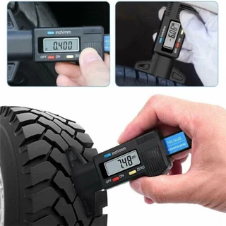 JANELAXE932JN เครื่องวัดความลึกดิจิตอล Tyre ยางความลึก Caliper เมตรเครื่องวัดความหนา