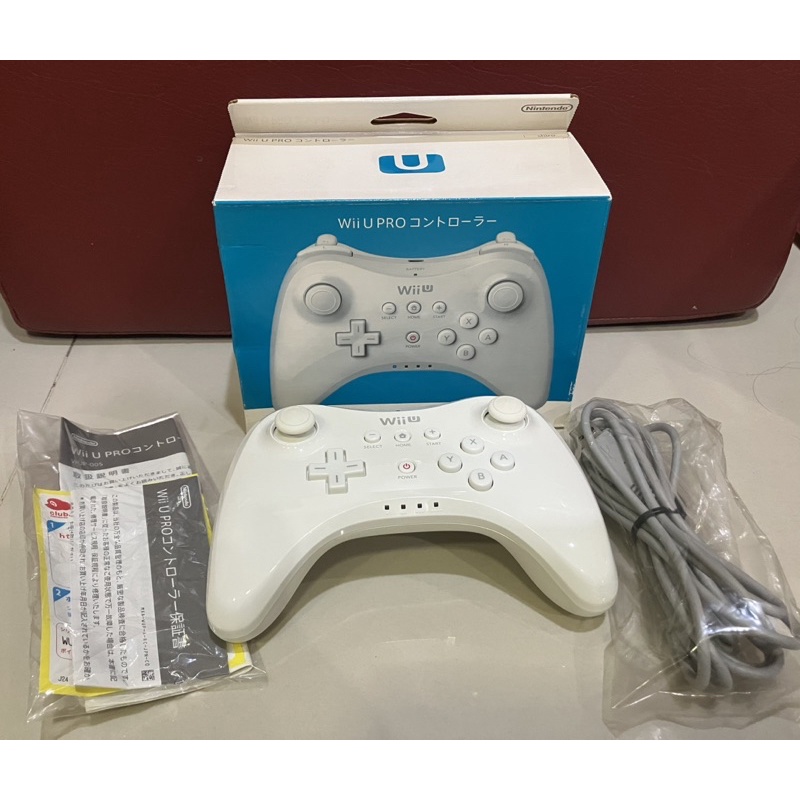 จอย วียู WiiU Wii U Pro Controller แท้ Nintendo สีขาว