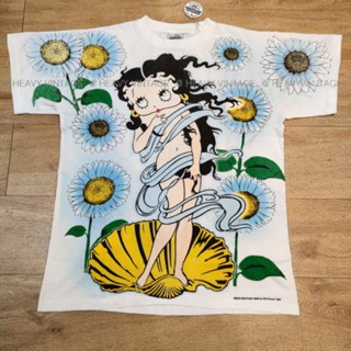 BETTY BOOP [BIRTH OF VENUS] OVERPRINT BOOTLEG เสื้อลายเบ็ตตี้ งานบูทเลท