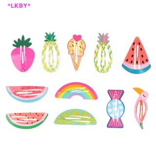 Luckybabys&gt; 2pcs/set Cartoon Pattern Hairpins Kids BB Clip Hair Accessories Barrettes Gift new