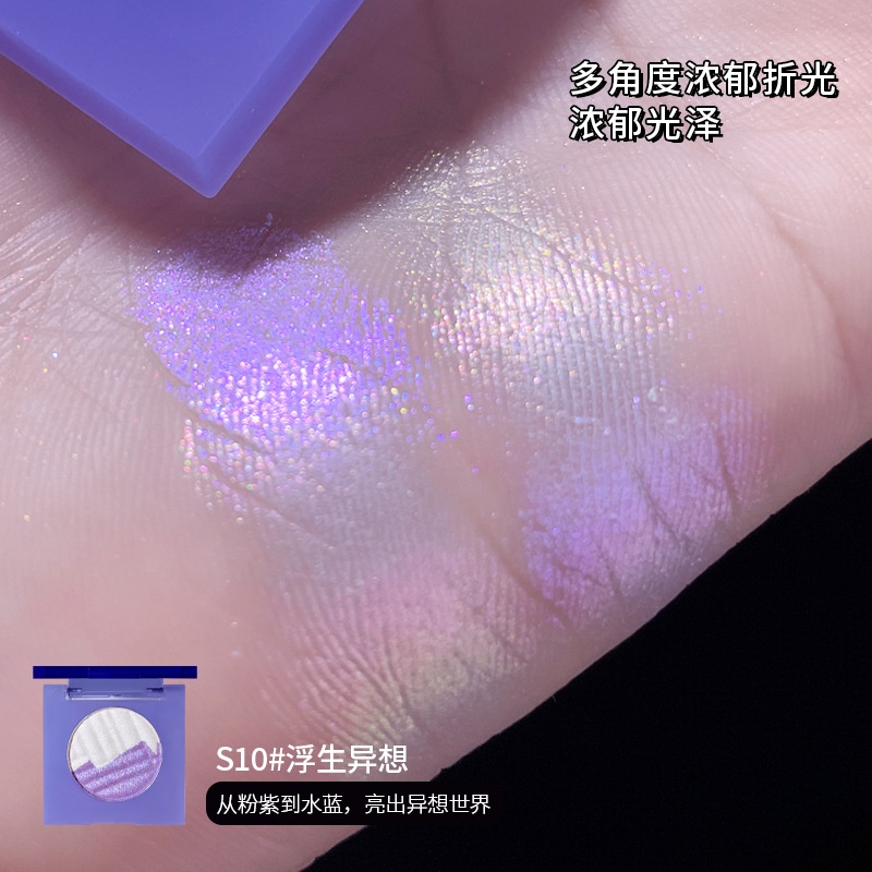 Kakashow Aurora แป้งไฮไลท์ กลิตเตอร์ มุก สองสี สําหรับแต่งหน้า - รูปที่ 4