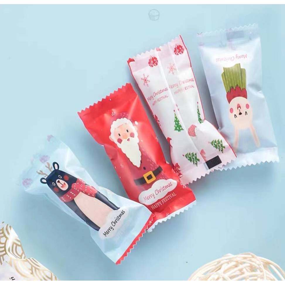 ซองใส่ลูกอม ขนาด4*9.5ซม. แพ็คละ95-100ใบ ซองใส่นูกัต ถุงซีลใส่ตังเมไต้หวัน ถุงซีลใส่ท็อปฟี่ - รูปที่ 5