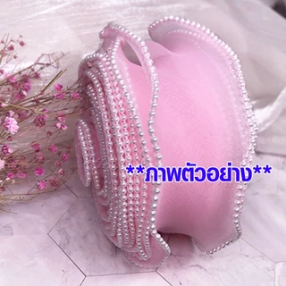 มุกเส้น ลูกปัดเส้น ขนาด 3 มิล มุกเส้นไข่ปลา มุกโซ่ มุกไข่ปลา ไข่มุกลูกปัด ไข่มุกเส้น ลูกปัดมุก มุกติดกัน ตกแต่ง DIY SMP