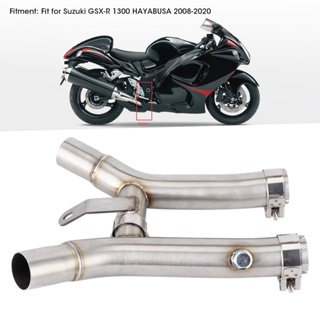 Industrial Shop ตัวแปลงท่อไอเสีย สําหรับ Suzuki Gsx1300R Hayabusa 2008‐2020