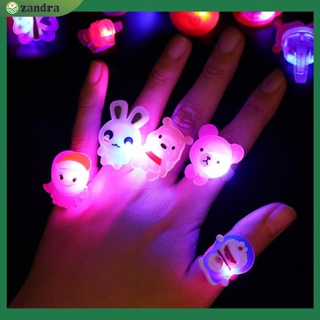 【COD】แหวนไฟ Led น่ารัก สีสันสดใส ของเล่นสําหรับเด็ก พร้อมแบตเตอรี่