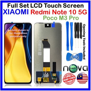 Ngs ชุดหน้าจอสัมผัส LCD แบบเต็มจอ สําหรับ XIAOMI Redmi Note 10 5G / XIAOMI Poco M3 Pro 5G