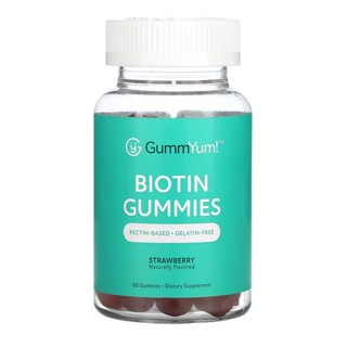 GummYum Biotin Gummies Strawberry 2500 mcg 60 Gummies