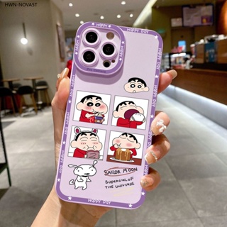 Huawei Nova 5T 7 7I เคสหัวเว่ย สำหรับ Cartoon Cute Shin-chan เคส เคสโทรศัพท์ เคสมือถือ Full Back Cover Soft Case Protective Shockproof Casing