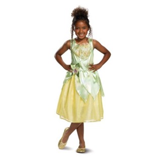 ชุดแฟนซีชุดคอสตูม เจ้าหญิงเทียน่า Tiana Costume for Kids – The Princess and the Frog