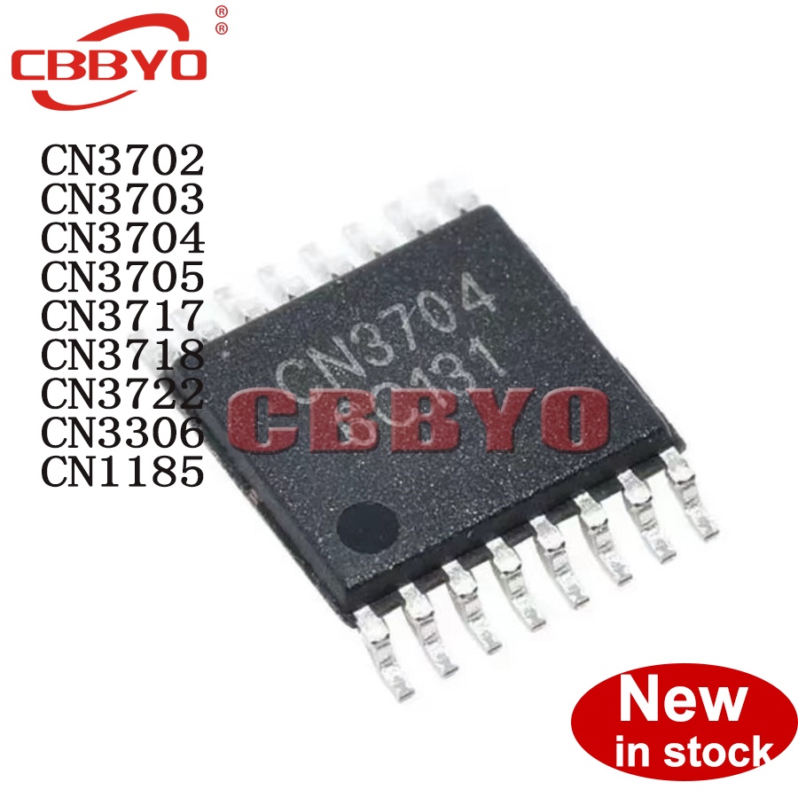 5pcs ยี่ห้อใหม่ CN3702 CN3703 CN3704 CN3705 CN3717 CN3718 CN3722 CN1185 CN3306 sop-16
