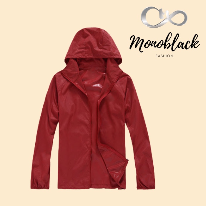 เสื้อกันแดด เสื้อกันยูวี MONO สีแดง