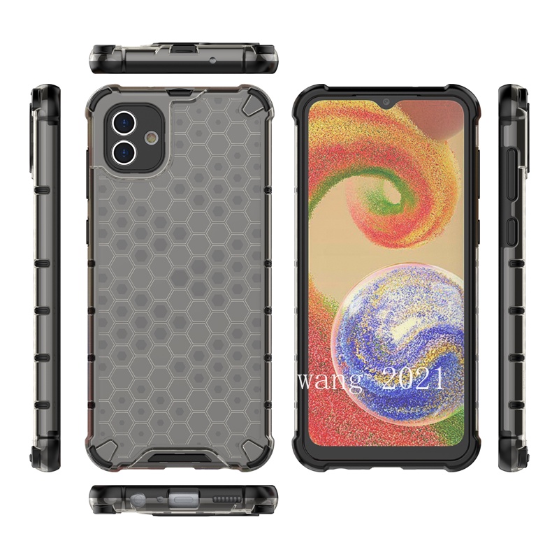 Ready Stock Phone Case เคส Samsung Galaxy A04e A04 4G Casing Honeycomb Technology Durable and Drop Resistant Camera Protective Hard Case เคสโทรศัพท #8
