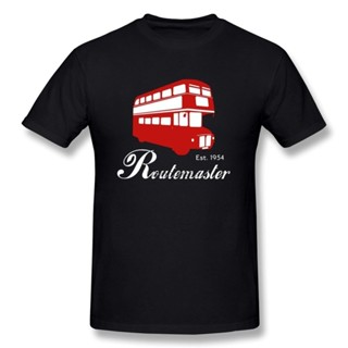 [COD]เสื้อยืดลําลอง แขนสั้น พิมพ์ลายสัญลักษณ์ Routemaster Red London สีดํา สไตล์คลาสสิก สําหรับผู้ชาย GMhfma24CLdkod41