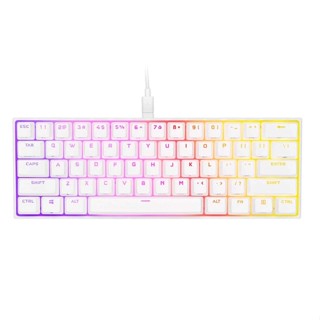 CORSAIR GAMING K/B K65 RGB MINI WHITE [US] MX SPEED RGB : CH-9194114-NA