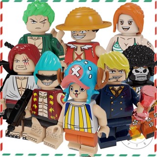 【Toy World】ของเล่นตัวต่อฟิกเกอร์ One Piece Luffy Ninjago สําหรับเด็ก