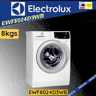 เครื่องซักผ้าเปิดหน้า  ELECTROLUX  EWF8024D3WB  8KGS