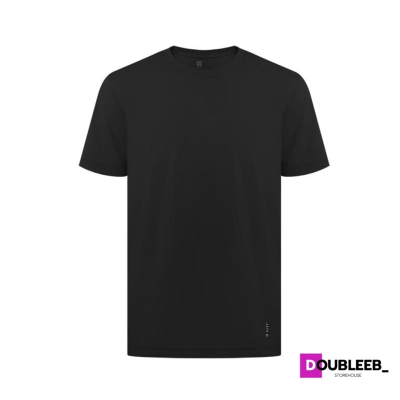 GQ Easy เสื้อยืดไม่เหม็นเหงื่อ สีดำ