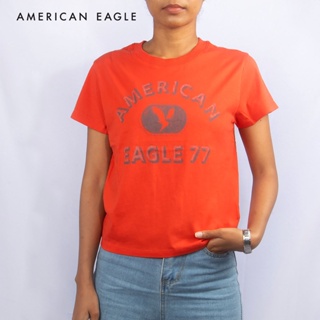 American Eagle Branded Opp T-Shirt เสื้อยืด ผู้หญิง แขนสั้น  (NWTS 037-8498-600)