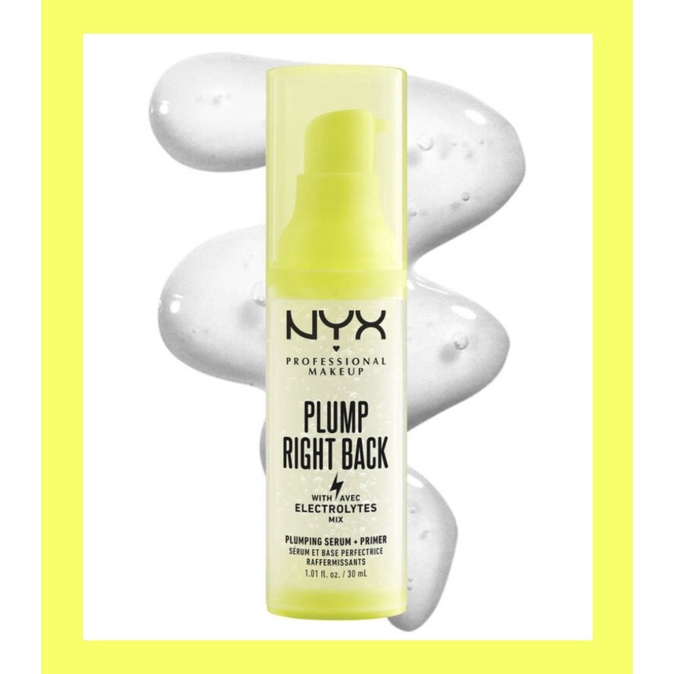 NYX - PLUMP RIGHT BLACK Primer + Serum [นิกซ์ ไพรเมอร์+เซรั่ม] 30ml