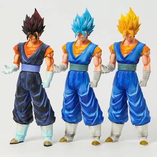 โมเดลฟิกเกอร์ Pvc รูปการ์ตูนอนิเมะ Dragon Ball Z Vegetto Super Saiyan ของเล่นสะสม สําหรับเด็ก