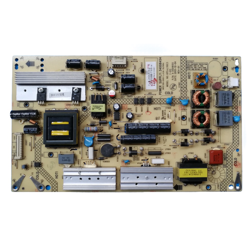 Yuankangjia LED50K11A 40/42X9600UF บอร์ดจ่ายไฟ34008454 35018155 35016427