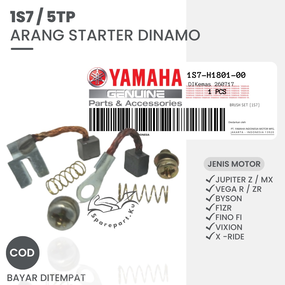 (WHOLESALE) 5TP STARTER CHARCOAL MIO J YAMAHA JUPITER Z MX VEGA OLD BYSON F1ZR FINO FI VIKSON X RIDE