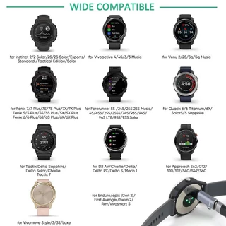 Ankndo อะแดปเตอร์แปลงที่ชาร์จนาฬิกา Micro USB Type C IOS ตัวเมีย 4pin สําหรับ Garmin Fenix 7 7x 5s 6 6X 6S PRO