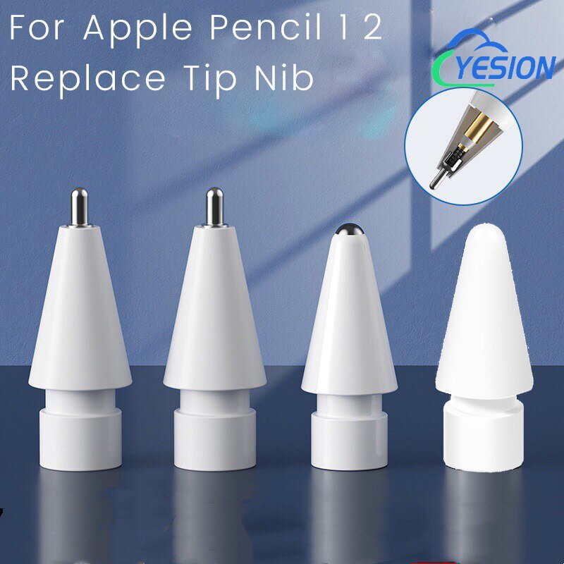 โลหะ การแทนที่ ปลาย for Apple ดินสอ ปลาย for Apple Pencil รุ่นที่ 1 รุ่นที่ 2 Replacement Tip Nib