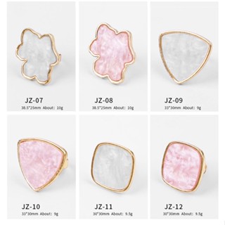 White/pink Nail Ring Palette เครื ่ องมือทําเล ็ บ Misscheer…