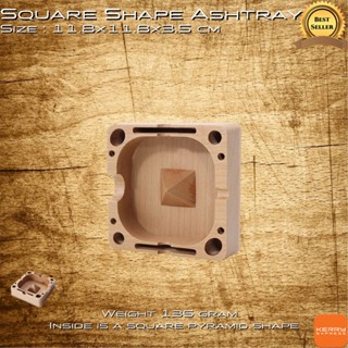 Square Shape Ashtray 11.8x11.8x3.5 cm