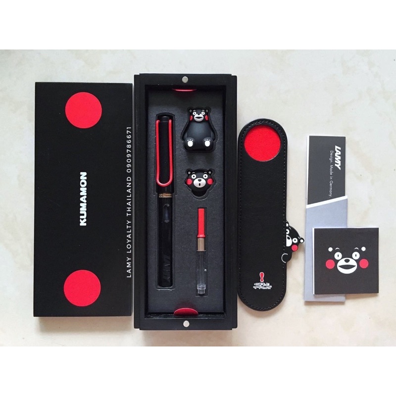 **พร้อมส่ง ของหายาก นานๆมาที** Lamy Kumamon Limited 2017 red clip ปากกา หมึกซึม ลามี่ คุมะมง ลิมิเตต