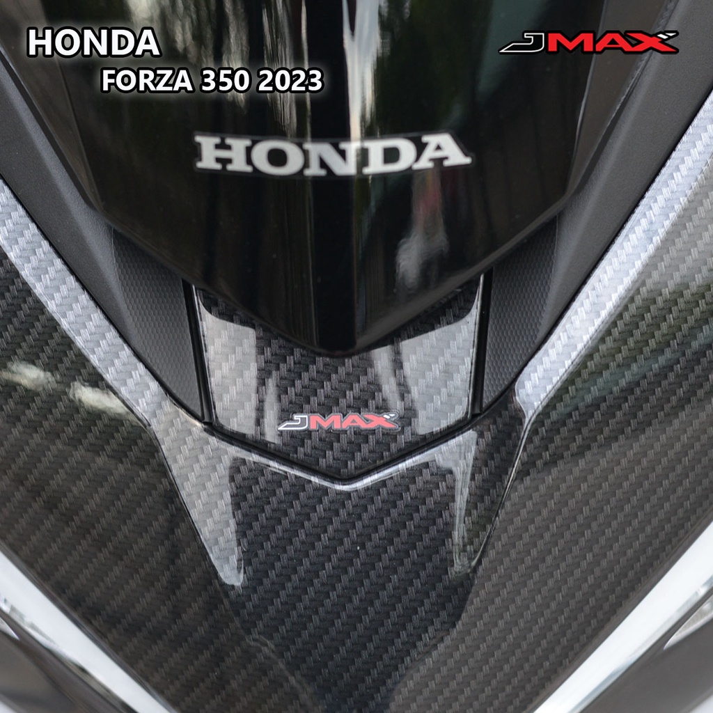 ฝาครอบกลางใต้ชิวหน้า Forza 350 ปี 2023-25 JMAX ตรงรุ่น ลายฟิล์มคาร์บอน 6D