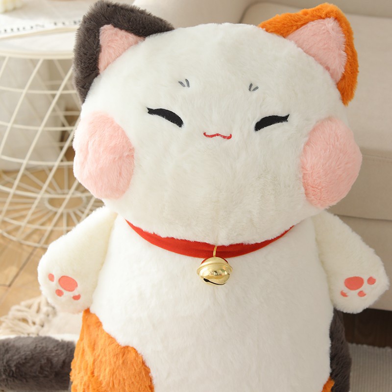 พร้อมส่ง  ตุ๊กตา ตุ๊กตาแมว ตุ๊กตาแมวญี่ปุ่น แมวสามสี แมวส้ม ของขวัญวันเกิด ทาสแมว cat doll 23033 ราคา ถูกที่สุด ดีลบีเคเค แกลเลอรีภาพที่ 7