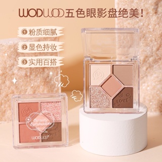 อายแชโดว์ WODWOD พาเลทชิมเมอร์ ชิมเมอร์กันน้ำ 5 สี W937