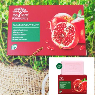 De Leaf Tanaka Pomegranate Ageless Glow Soap 100g.