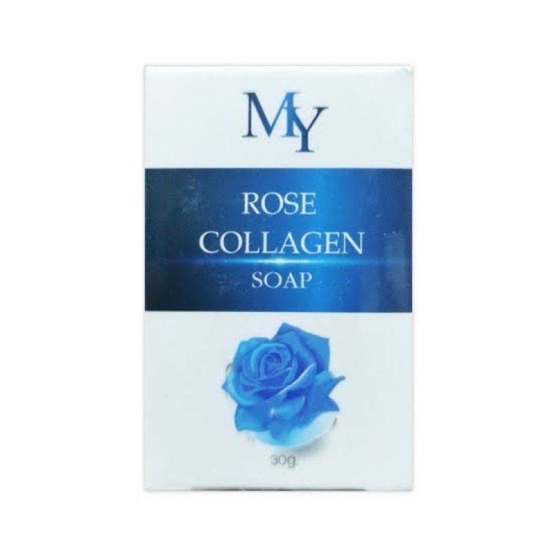 สบู่ล้างหน้ากุหลาบมาย 🧼 MY Rose Collagen Soap