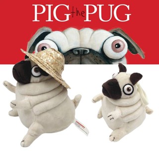 ของเล่นตุ๊กตาสุนัขปั๊ก ในหมวก ใส่สบาย